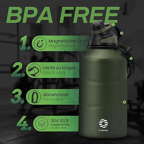 Botella Fjbottle abierta
