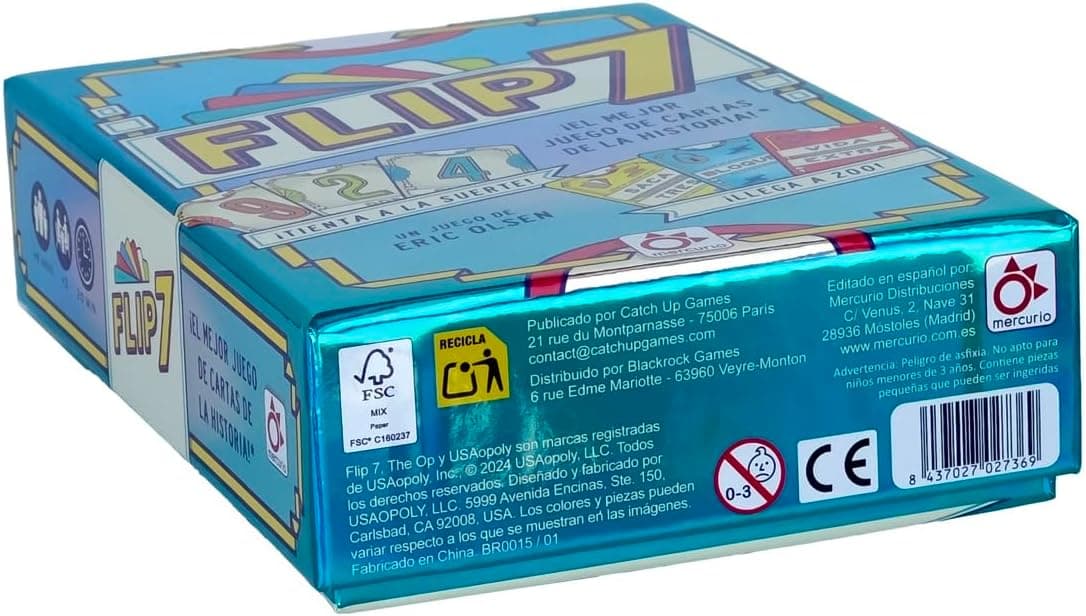 Flip 7, juego de cartas de Mercurio, foto 3