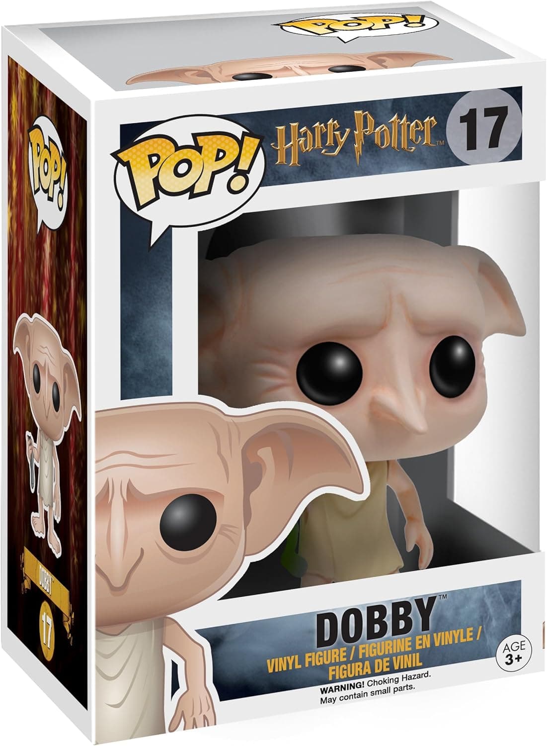 La caja del Pop número 17 de Harry Potter con la ventana transparente