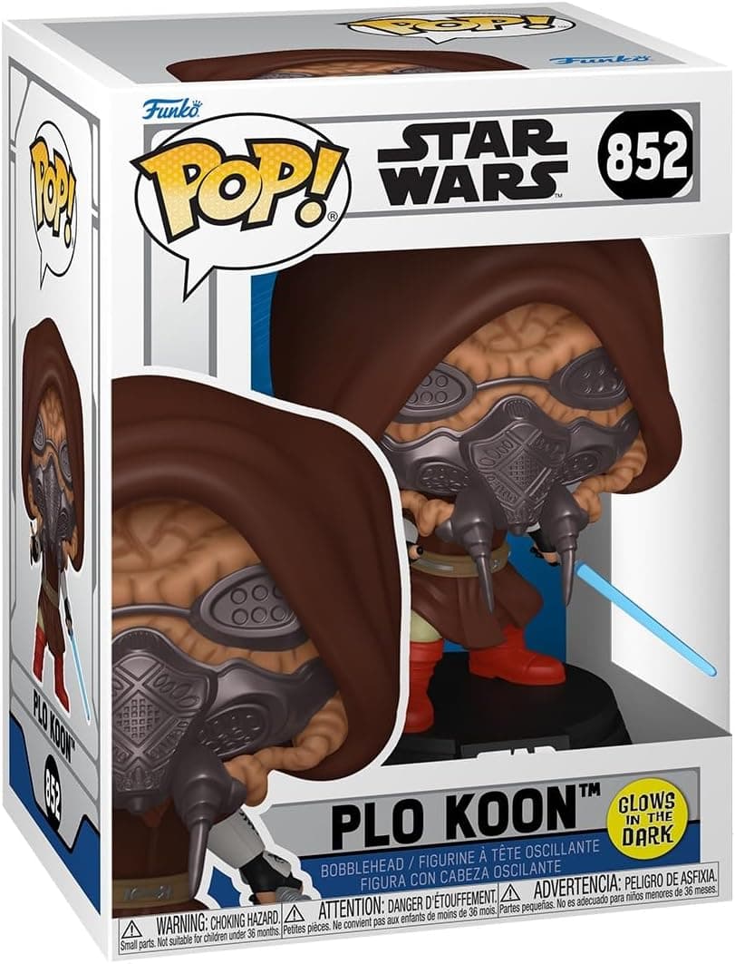 Figura Funko Pop de Plo Koon, maestro Jedi de Star Wars: Clone Wars