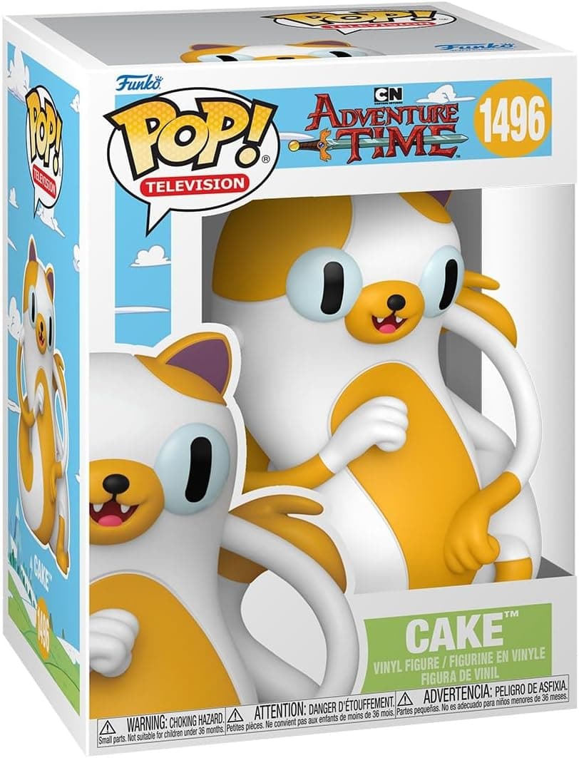 Figura Funko Pop de Cake de Hora de Aventuras en su caja