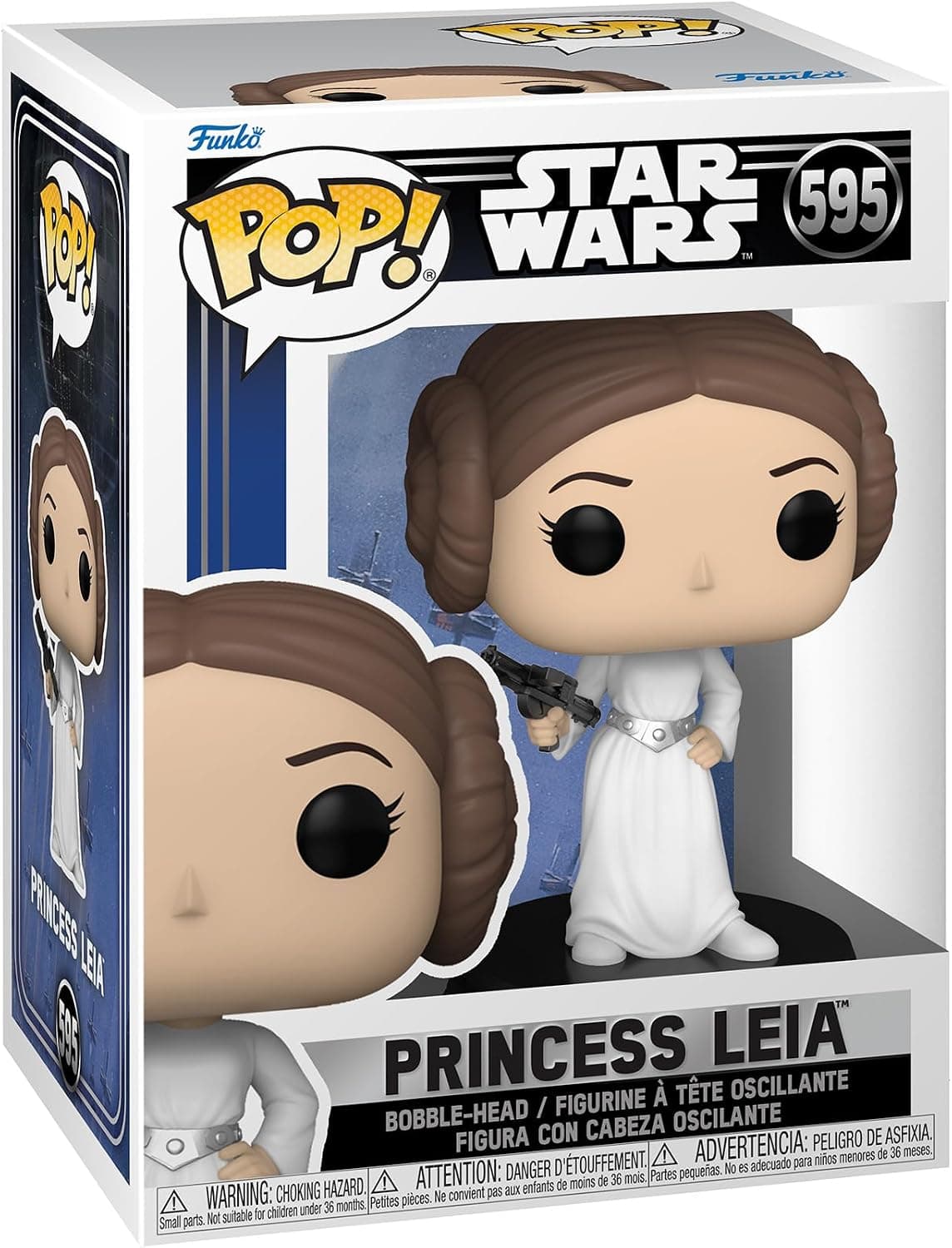 La caja del Pop número 595 de la serie Star Wars Episodio IV