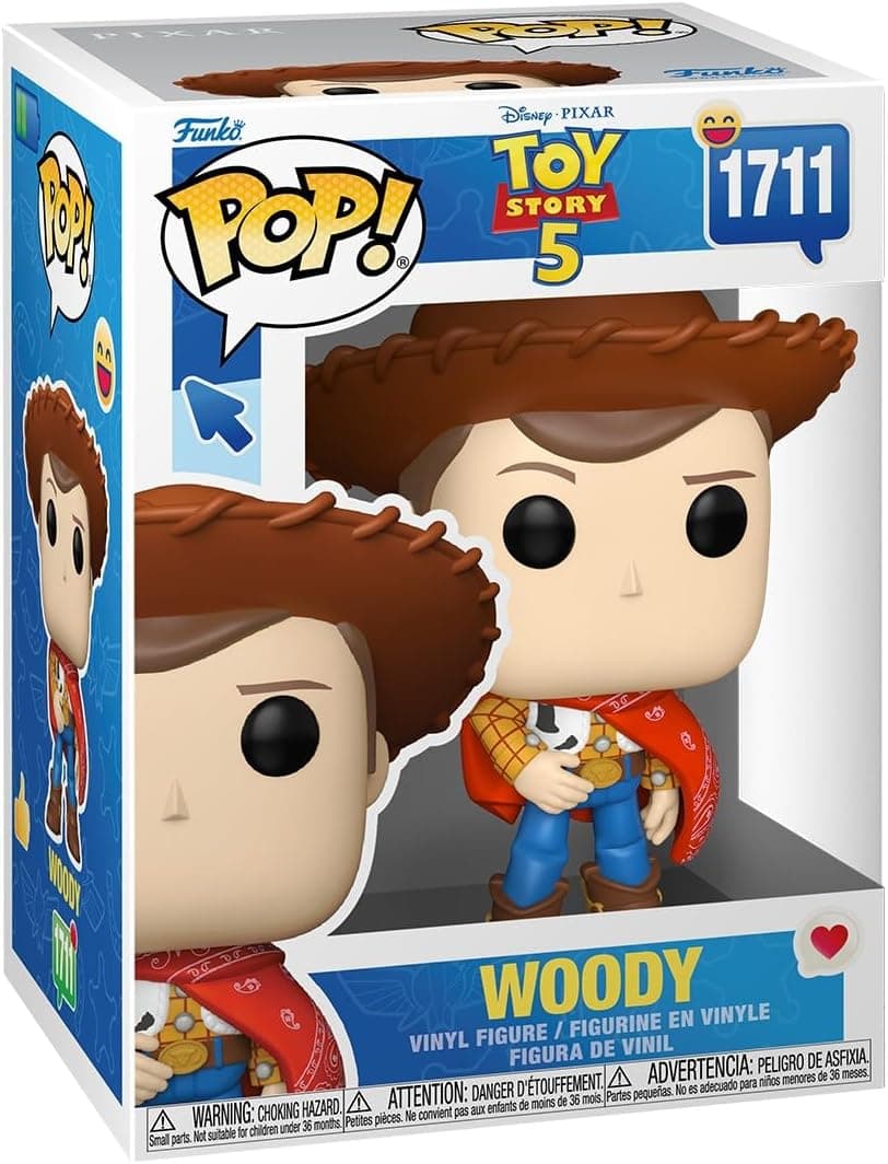 La caja del Pop número 1711 de la serie de Toy Story con la ventana transparente