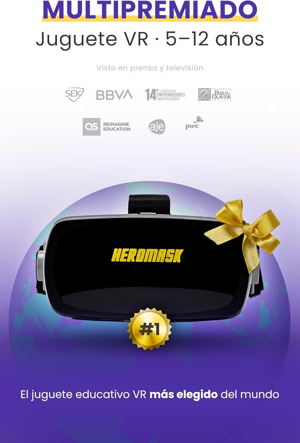 Gafas VR Heromask con Juegos de Idiomas, foto 2