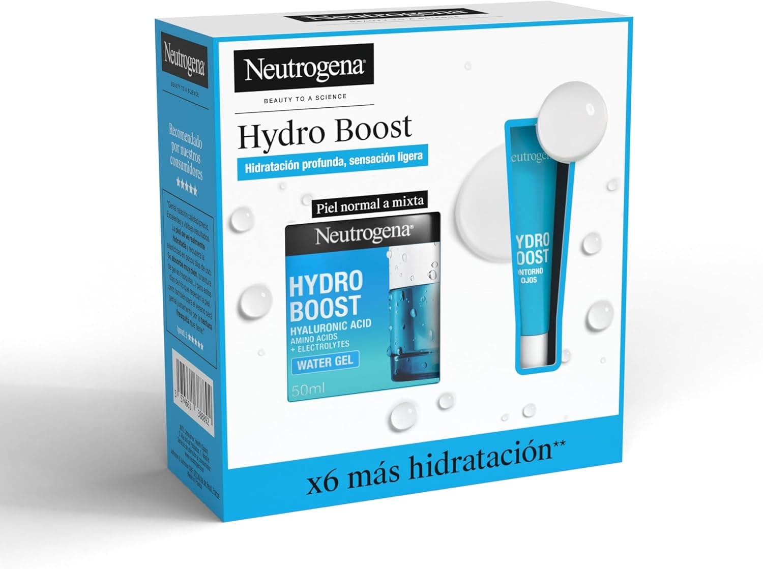 Set Hydro Boost de Neutrogena con gel de agua y contorno de ojos