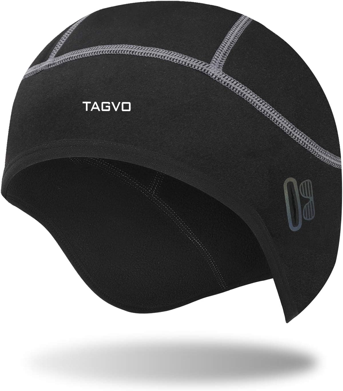 Gorro térmico a prueba de viento para ciclismo, con orificio para gafas