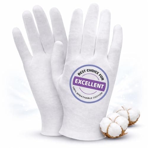 Guantes de algodón BWOLF, 12 pares