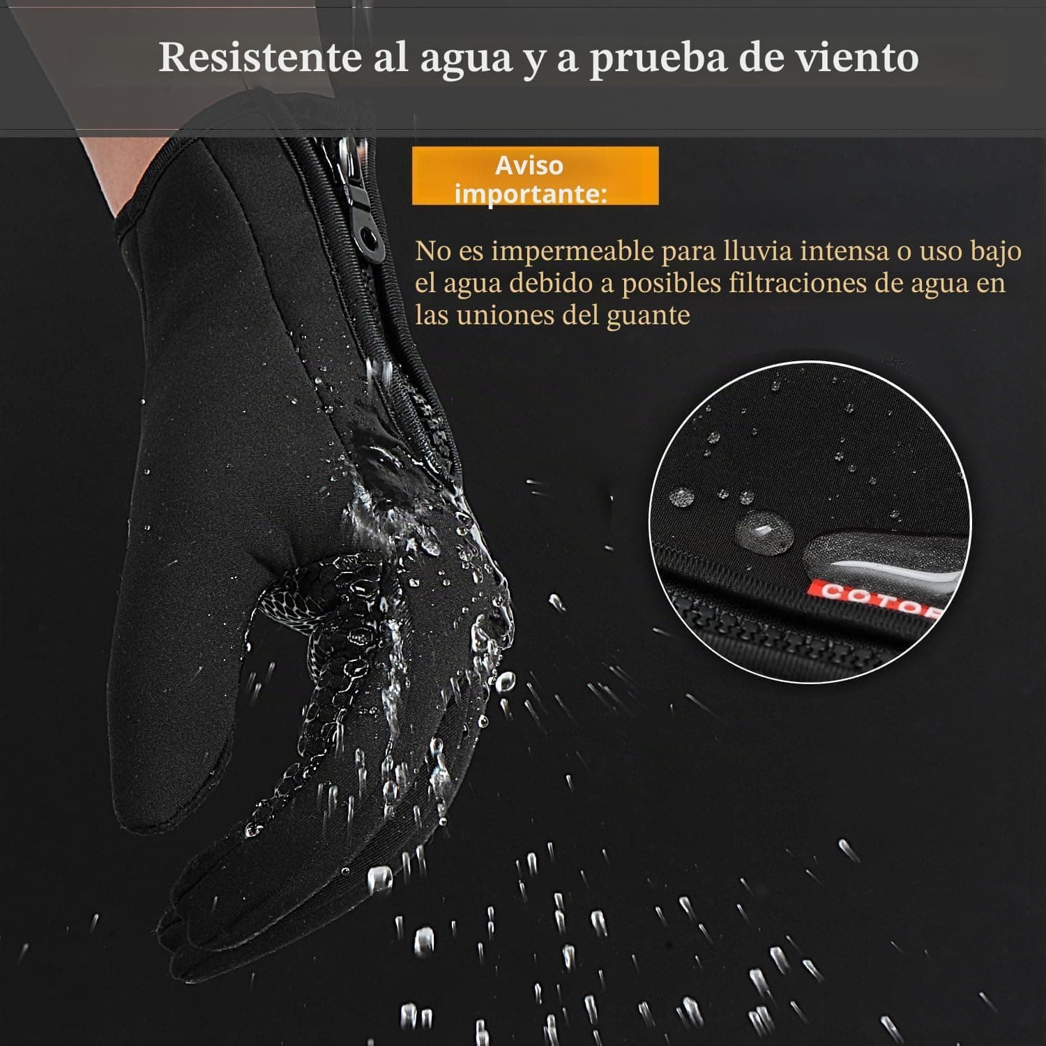 Guantes de Invierno con Pantalla Táctil para Ciclismo, foto 3