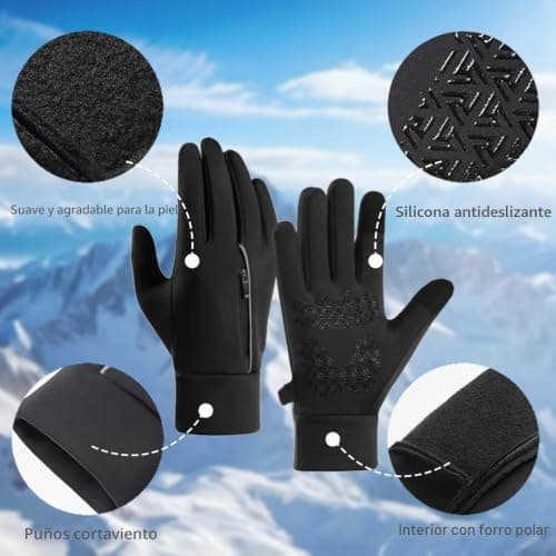 Bolsillo con cremallera de los guantes SOLO ACTFIT