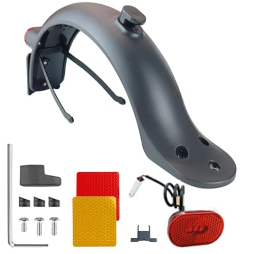 Guardabarros Baisirui instalado en un patinete Xiaomi