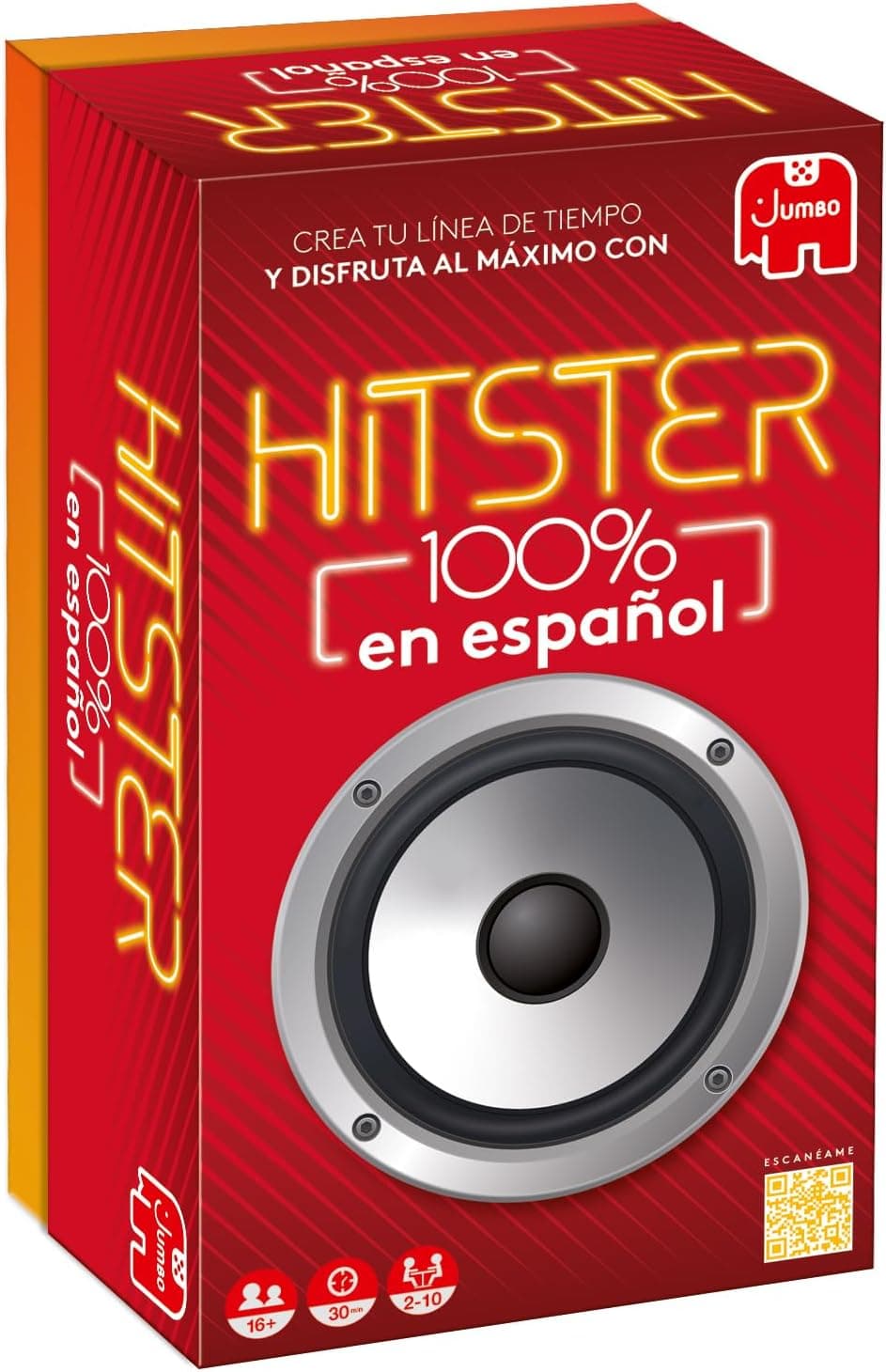 Caja del juego musical Hitster en español