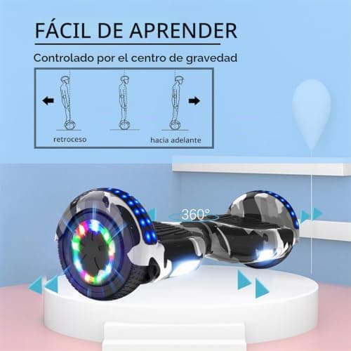 Pedal con LED integrados del hoverboard RCB