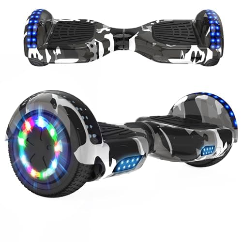 Hoverboard RCB con luces multicolor en las ruedas