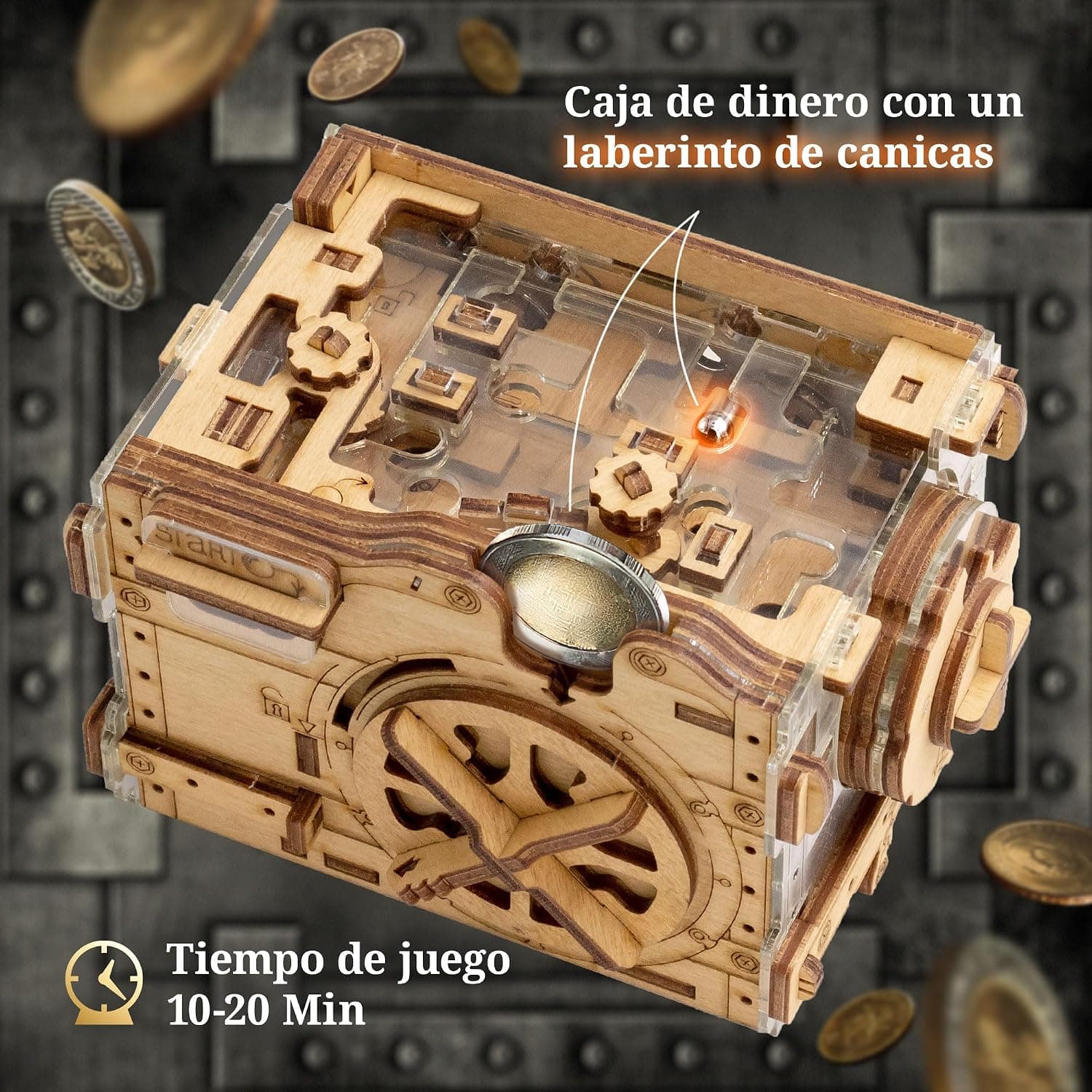 A-Maze-ing Safe, hucha rompecabezas de iDventure, foto 2
