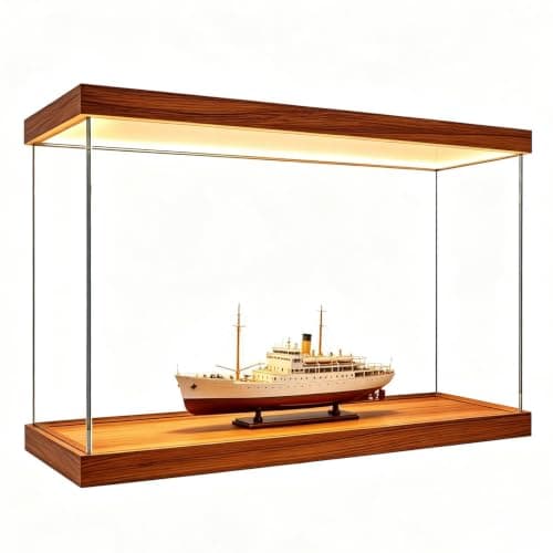 Vitrina acrílica Innovz para maquetas de barcos