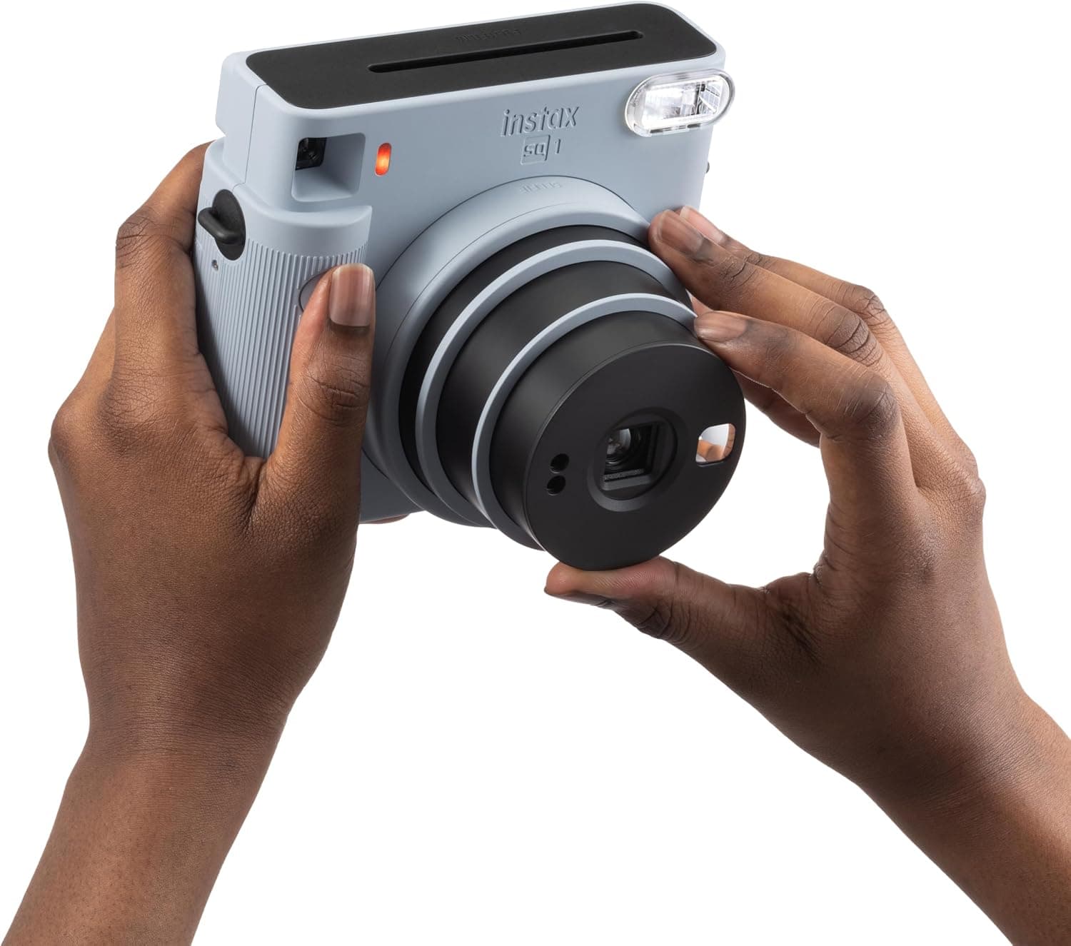 Una foto instantánea de formato cuadrado impresa por la Instax SQ1