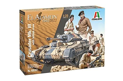 Maqueta Italeri del Crusader Mk.II, El Alamein 1942
