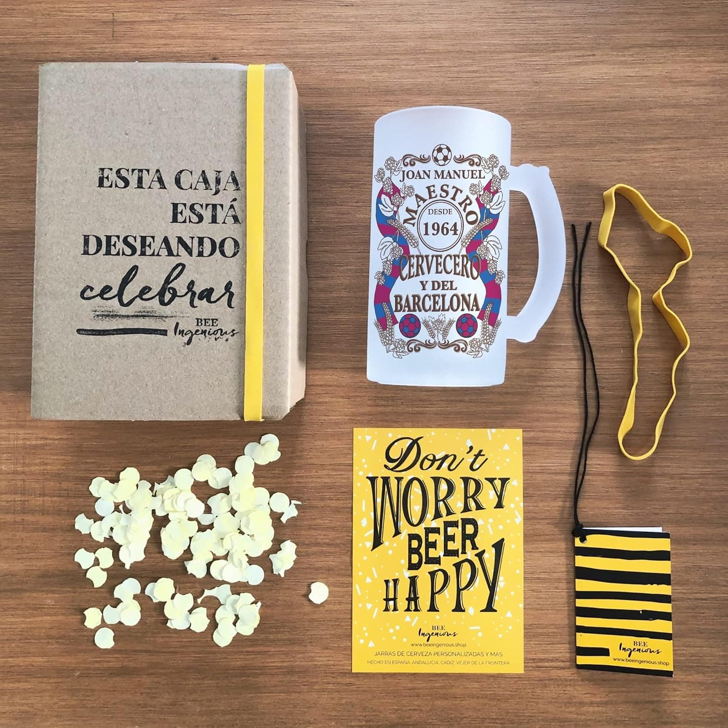 Jarra de cerveza «Maestro Cervecero» personalizada, foto 3