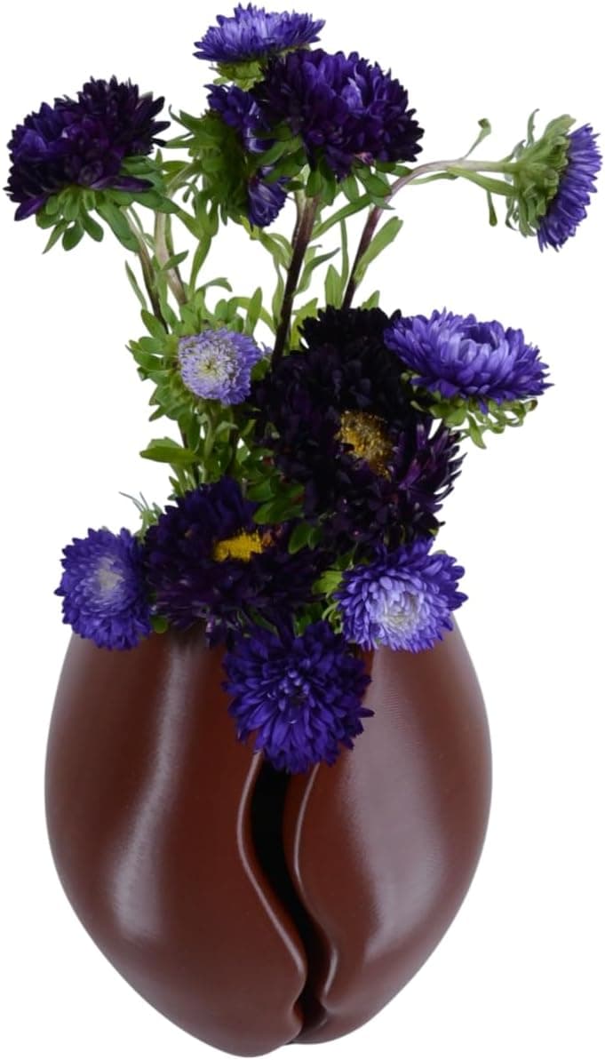 Jarrón con forma de grano de café para flores secas, foto 3
