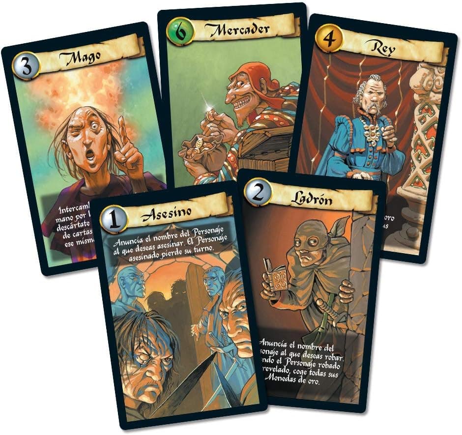 Juego de cartas Ciudadelas Clásico, Asmodee, foto 3