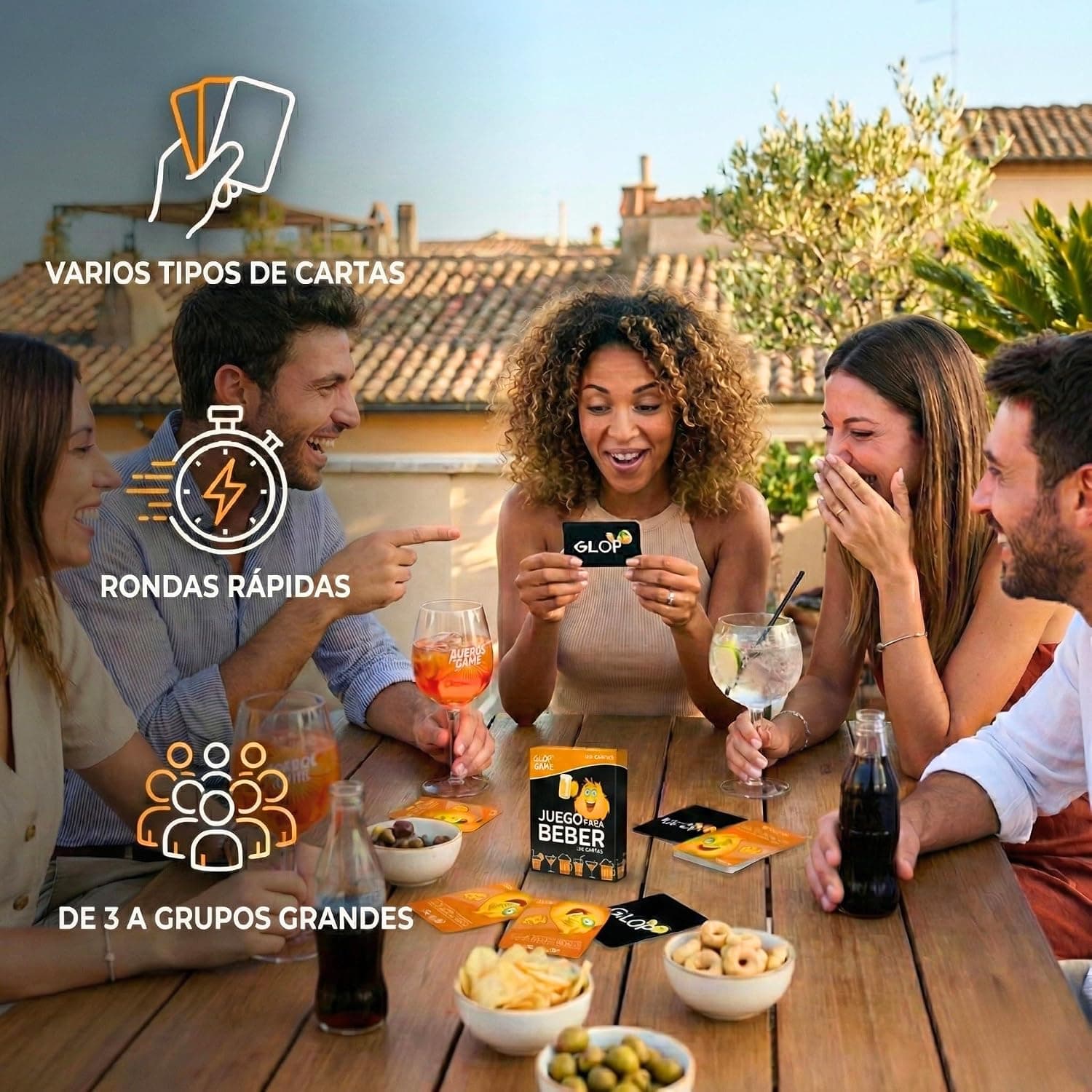Glop Game, Juego de Cartas para Beber con Amigos, foto 3