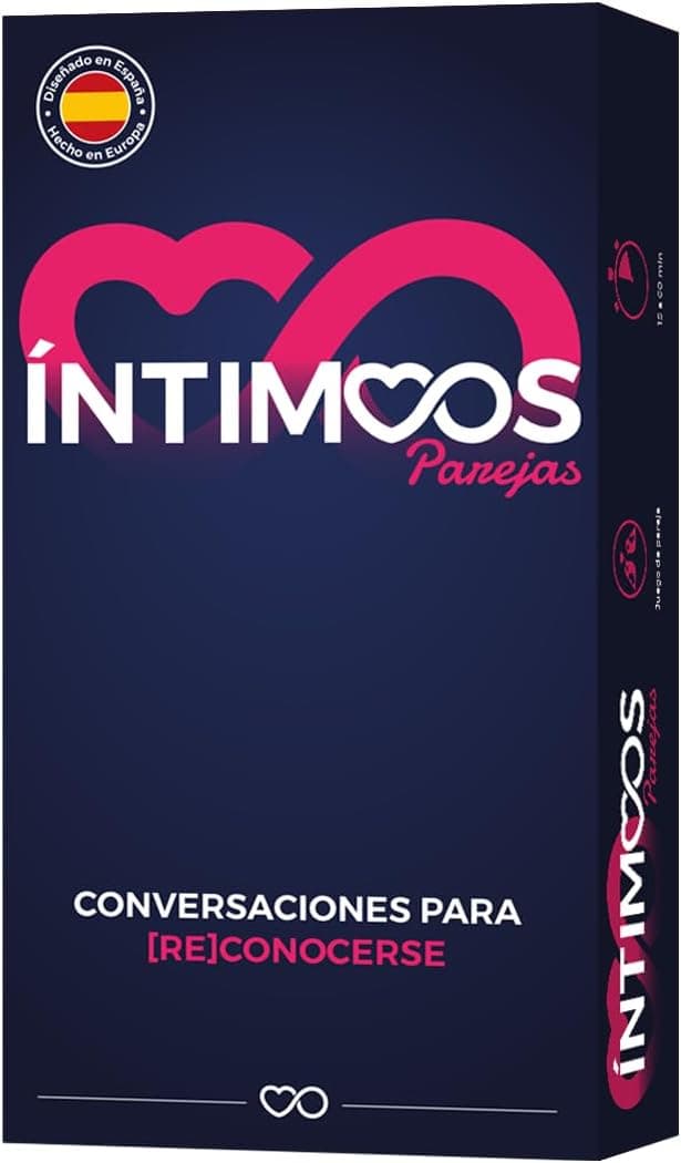 Caja del juego de cartas Íntimoos para parejas