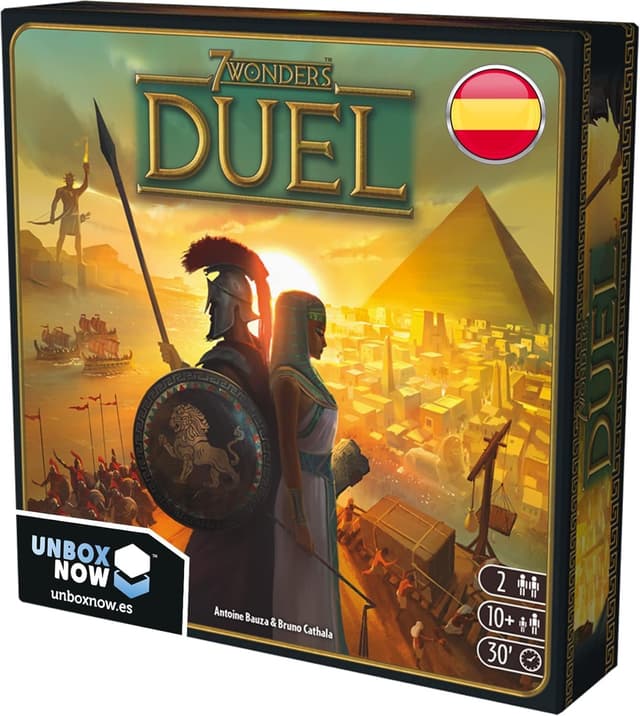 Juego de mesa 7 Wonders Duel, para dos jugadores
