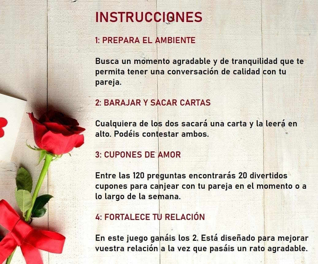 Amor con Palabras, Juego de Mesa para Dos Personas, foto 3