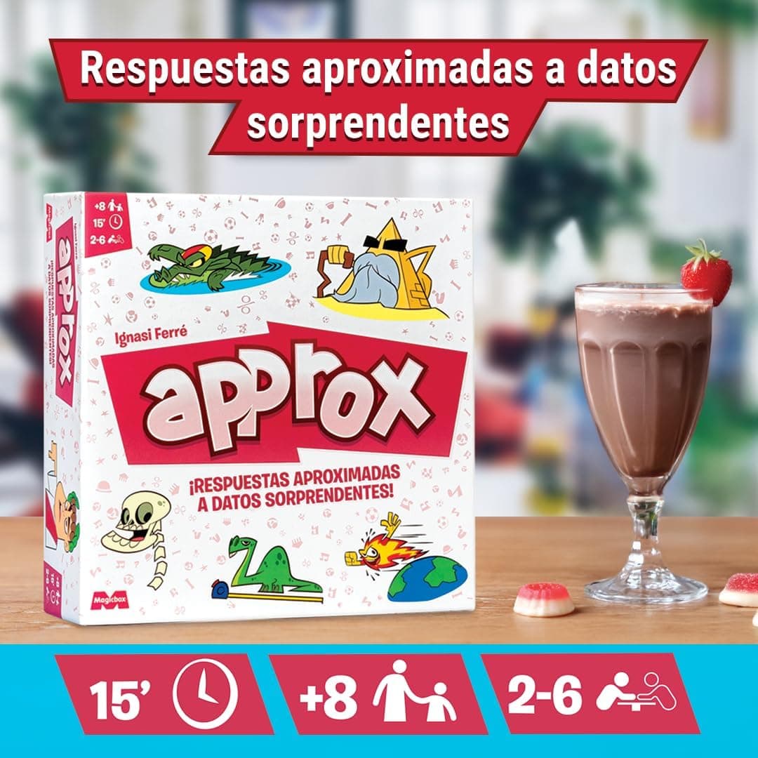 Approx, juego de mesa de intuición sobre datos curiosos, foto 3