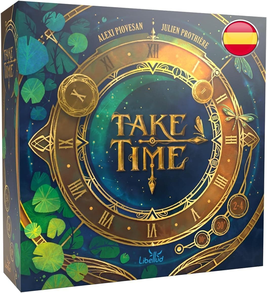 Caja del juego de mesa cooperativo Take Time de Asmodee