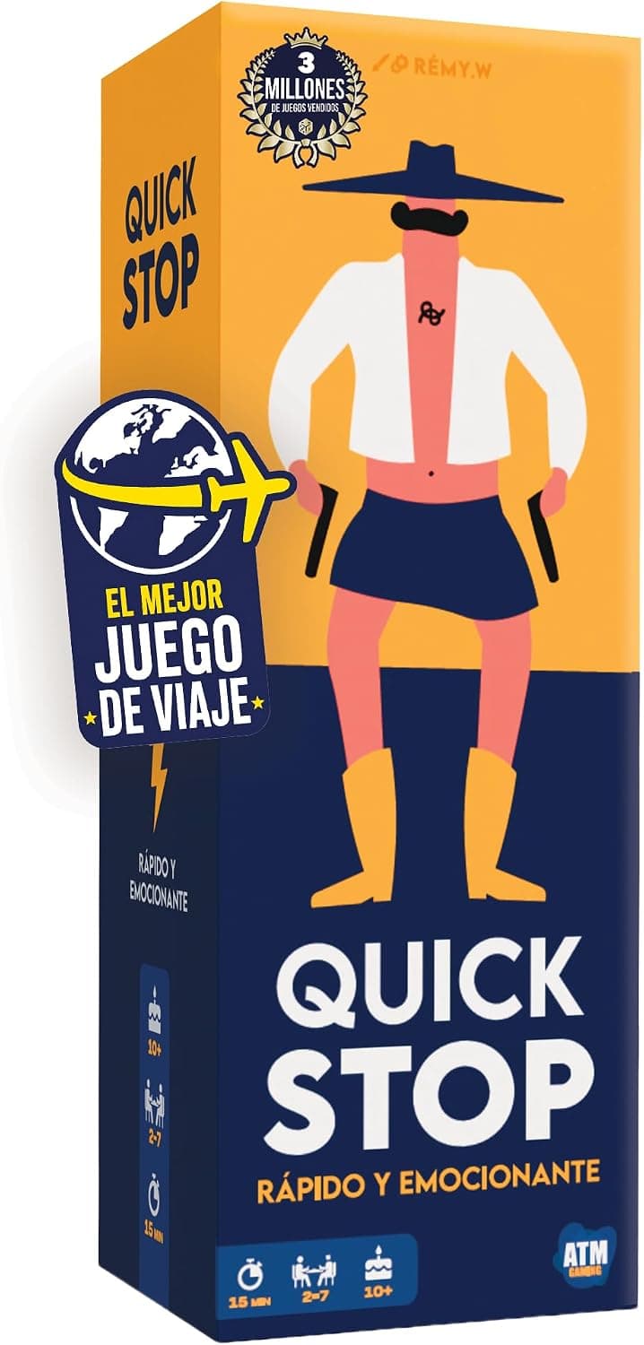 Caja del juego de cartas QuickStop