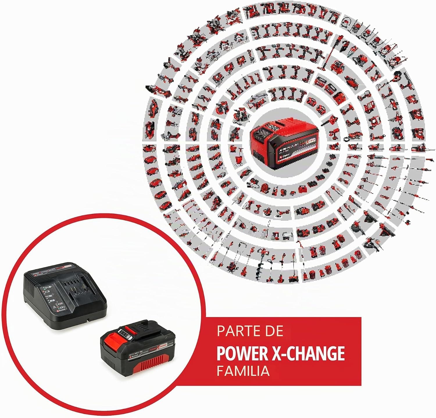 Kit de batería Einhell Power X-Change 18V 4,0 Ah, foto 3