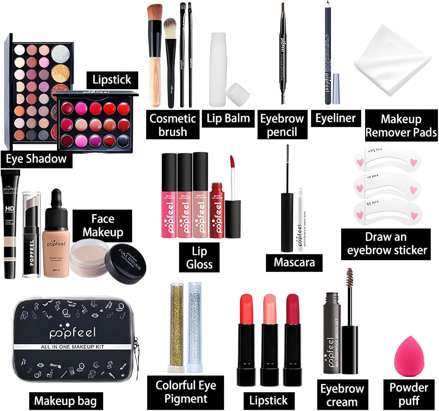 Kit de maquillaje de 30 piezas todo en uno, foto 2
