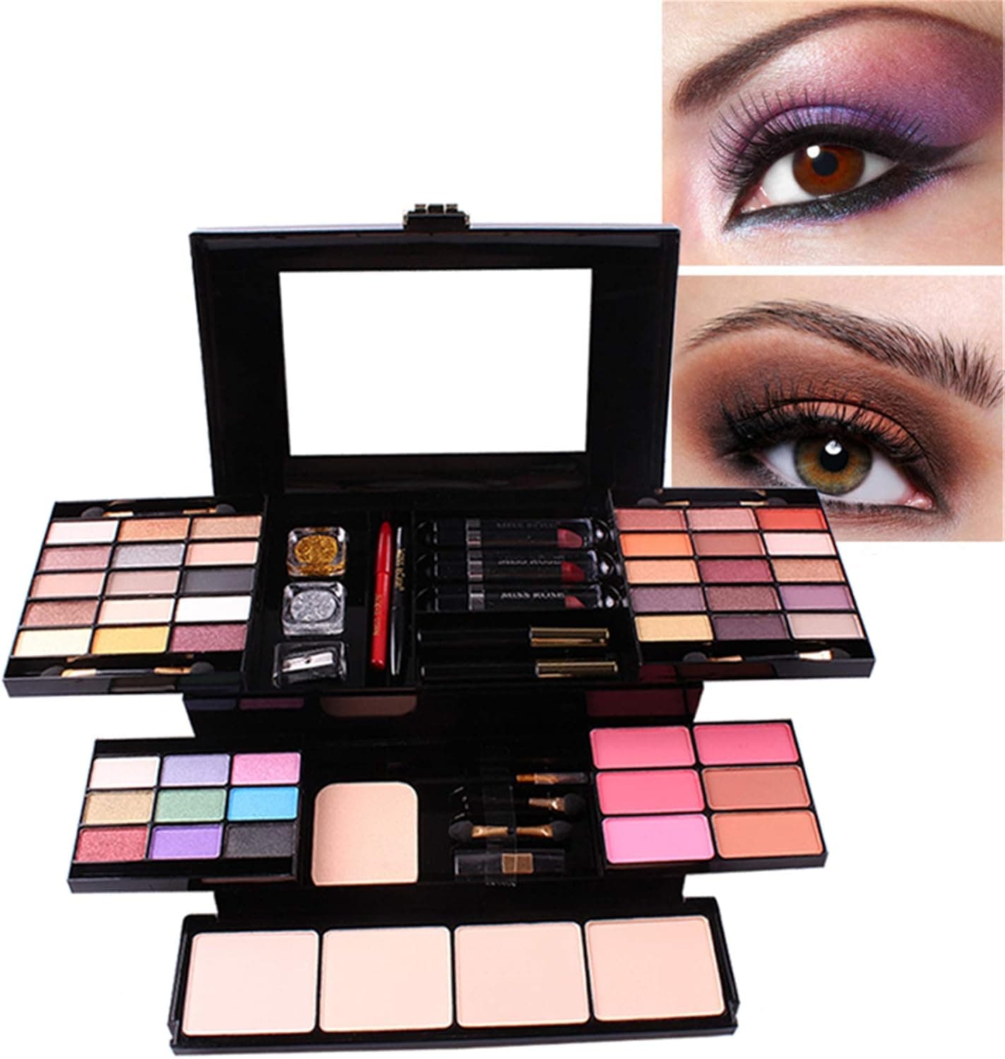 Kit de maquillaje profesional 54 colores, maletín todo en uno, foto 3