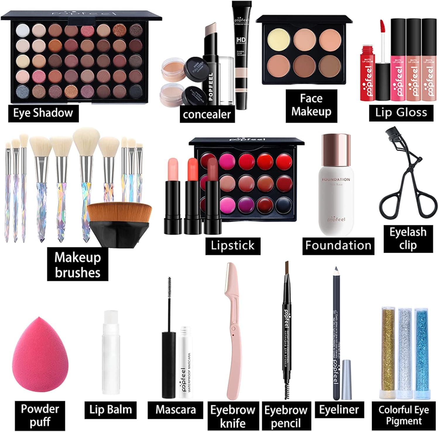 Kit de maquillaje profesional completo, foto 3