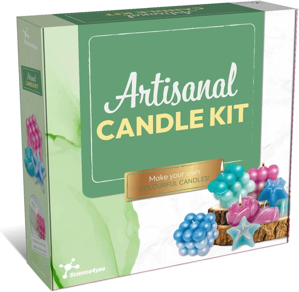 Kit Science4you para adultos con molde de cubo de burbujas