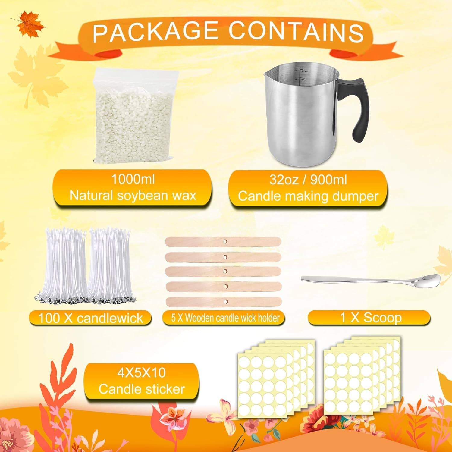 Cajas de estilo bosnio incluidas para presentar las velas terminadas