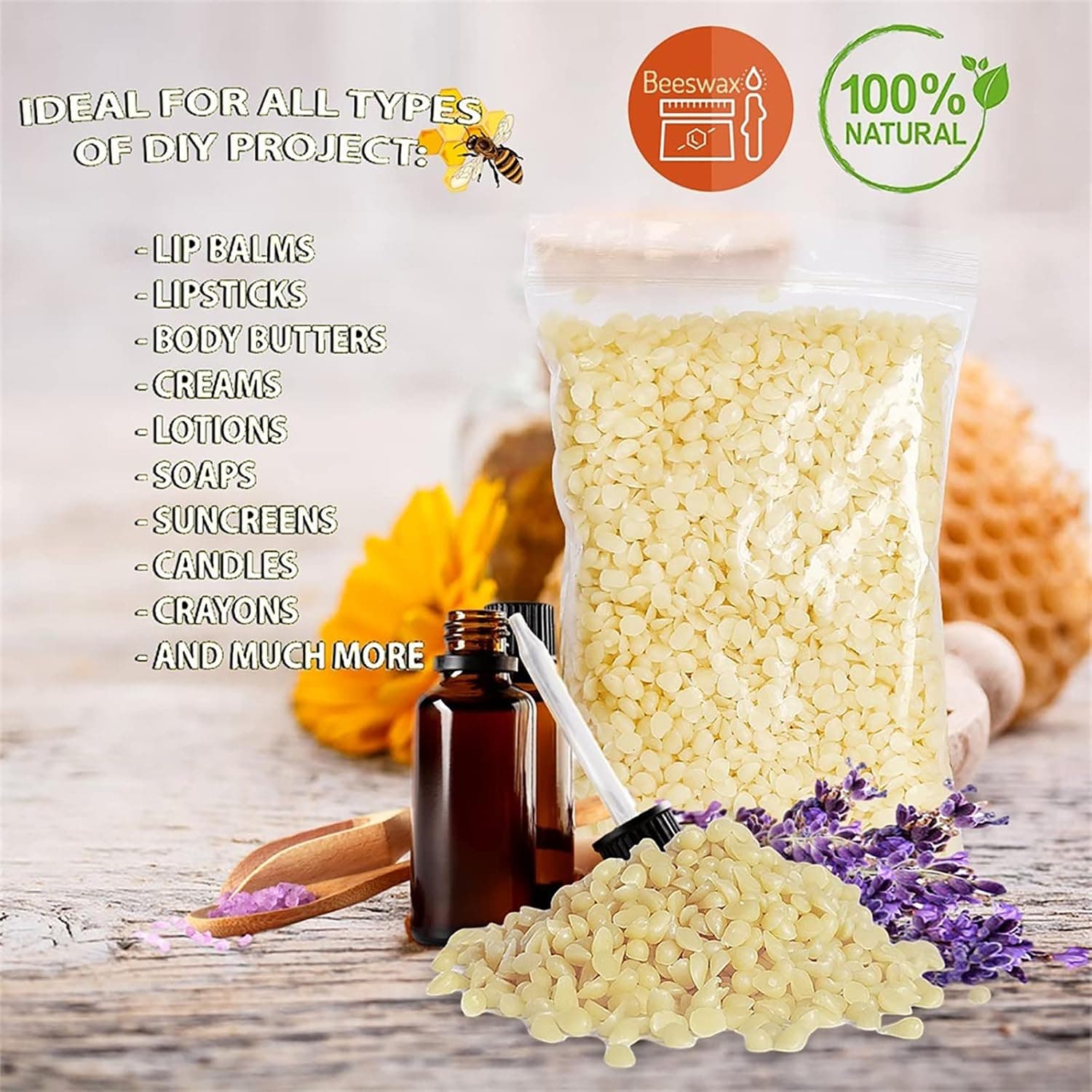 Colorantes, mechas y pegatinas del kit de fabricación de velas