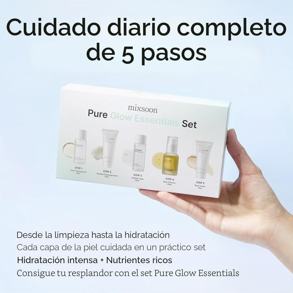 Kit de skincare coreano de 5 pasos, mixsoon, foto 3