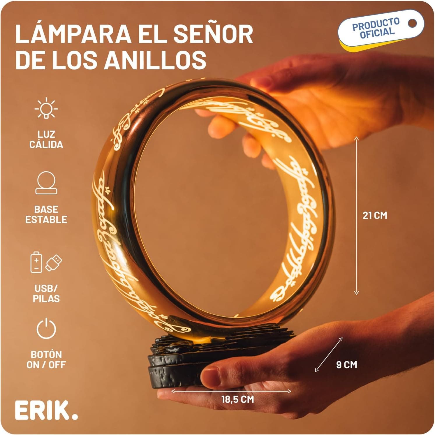 Lámpara del Anillo Único de El Señor de los Anillos, foto 3