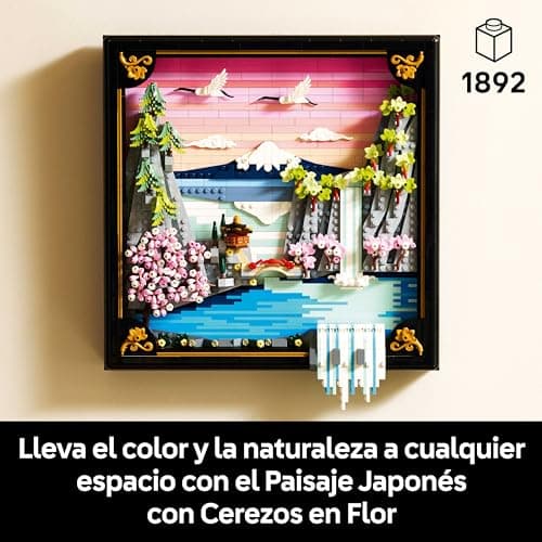 LEGO Art Paisaje Japonés con Cerezos en Flor (31218), foto 2