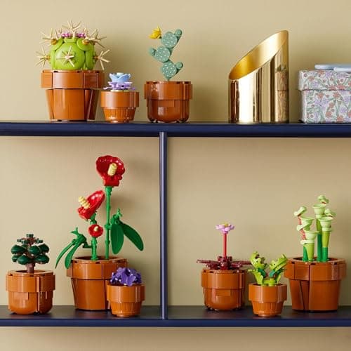 LEGO Botanicals Plantas Diminutas, 9 flores en maceta de terracota (10329), foto 3