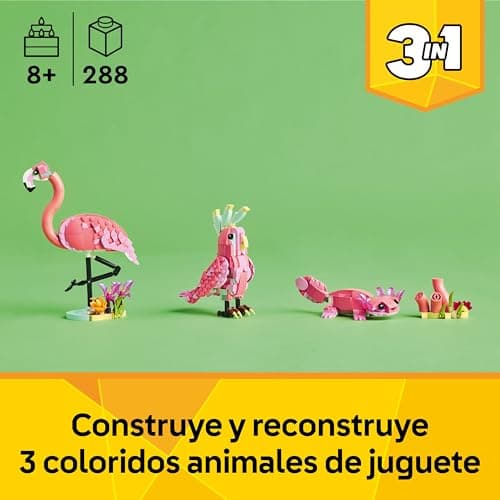 LEGO Creator 3 en 1 Fauna Salvaje: Flamenco Rosa (31170), foto 2