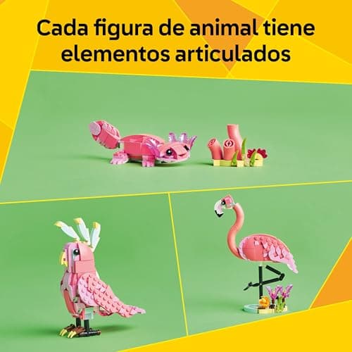 LEGO Creator 3 en 1 Fauna Salvaje: Flamenco Rosa (31170), foto 4