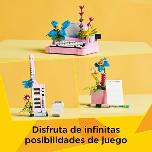 LEGO Creator 3 en 1 Máquina de Escribir con Flores (31169), foto 3