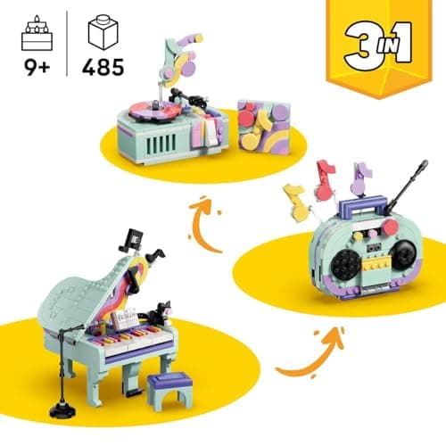 LEGO Creator 3 en 1 Piano Musical Decorativo con Gato (31392), foto 3