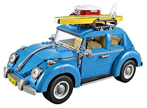Réplica LEGO del Volkswagen Beetle clásico con guardabarros curvos