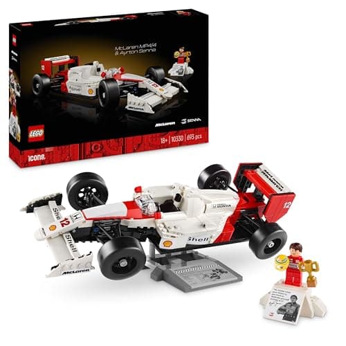 Réplica LEGO del McLaren MP4/4 de Fórmula 1 de Ayrton Senna
