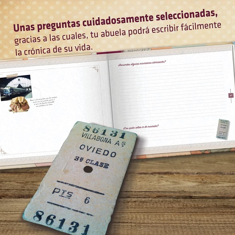 Abuela, háblame de ti - Libro de recuerdos para rellenar, foto 3