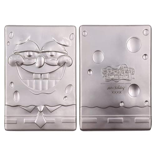 Detalle del diseño de Bob Esponja en relieve